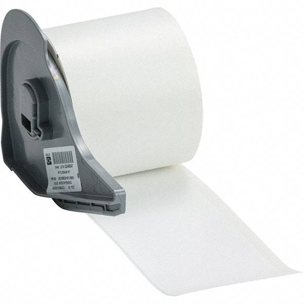 Brady - 2" Wide, White Vinyl Labels - For BMP71 Label Printer - Eagle Tool & Supply