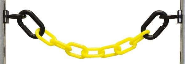 PRO-SAFE - 10' Long Polyethylene Carabiner Loading Dock Kit - Yellow, Black - Eagle Tool & Supply