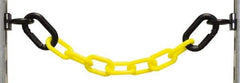 PRO-SAFE - 10' Long Polyethylene Carabiner Loading Dock Kit - Yellow, Black - Eagle Tool & Supply