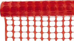 Tenax - 50' Long x 4' High, Orange Snow Guard & Sand Barrier Fence - 1-3/4" x 1-3/4" Mesh - Eagle Tool & Supply