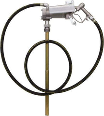 PRO-LUBE - 15 GPM, 3/4" Hose Diam, Gasoline, Kerosene & Diesel Fuel Pump - Aluminum Die Cast Pump, 1" Inlet, 3/4" Outlet, 12 VDC, 12' Hose Length, 1/7 hp - Eagle Tool & Supply
