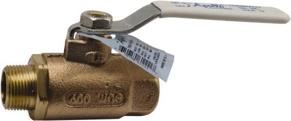 Conbraco - 3/4" Pipe, Standard Port, Bronze Standard Ball Valve - Bi-Directional, MNPT x FNPT Ends, Lever Handle, 600 WOG, 150 WSP - Eagle Tool & Supply