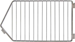 Quantum Storage - 9" Wide, Open Shelving Accessory/Component - Chrome, Chrome Finish, 14" Long, Use with 14" Width Modular Stacking Baskets - Eagle Tool & Supply