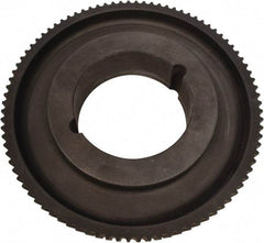 Continental ContiTech - 50 Tooth, 105" Inside x 125.72" Outside Diam, Synchronous Belt Drive Sprocket Timing Belt Pulley - 0.827" Belt Width, 8" Pitch Diam, Cast Iron, 2012TL Bushing - Eagle Tool & Supply