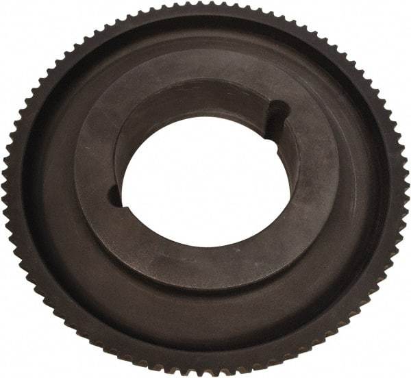 Continental ContiTech - 60 Tooth, 225" Inside x 264.58" Outside Diam, Synchronous Belt Drive Sprocket Timing Belt Pulley - 4.921" Belt Width, 14" Pitch Diam, Cast Iron, 4040TL Bushing - Eagle Tool & Supply