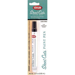 Krylon - 0.33 oz Black Gloss Finish Paint Pen - Pen, Direct to Metal, 565 gL VOC Compliance - Eagle Tool & Supply