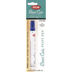 Krylon - 0.33 oz Ocean Blue Gloss Finish Paint Pen - Pen, Direct to Metal, 520 gL VOC Compliance - Eagle Tool & Supply