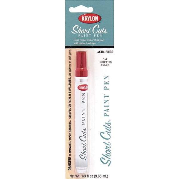 Krylon - 0.33 oz Red Pepper Gloss Finish Paint Pen - Pen, Direct to Metal, 535 gL VOC Compliance - Eagle Tool & Supply