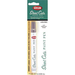 Krylon - 0.33 oz Chrome Metallic Finish Paint Pen - Pen, Direct to Metal, 742 gL VOC Compliance - Eagle Tool & Supply