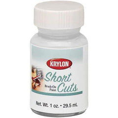 Krylon - 1 oz White Gloss Finish Paint - Brush-On, Direct to Metal, 763 gL VOC Compliance - Eagle Tool & Supply