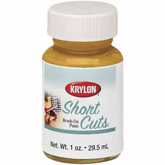 Krylon - 1 oz Gold Leaf Metallic Finish Paint - Brush-On, Direct to Metal, 763 gL VOC Compliance - Eagle Tool & Supply