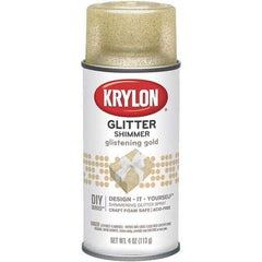 Krylon - Glistening Gold, Glitter, Craft Paint Spray Paint - 4 oz Container - Eagle Tool & Supply
