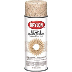 Krylon - Travertine Tan, Textured, Craft Paint Spray Paint - 12 oz Container - Eagle Tool & Supply