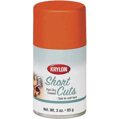 Krylon - Glow Orange, Gloss, Enamel Spray Paint - 3 oz Container - Eagle Tool & Supply