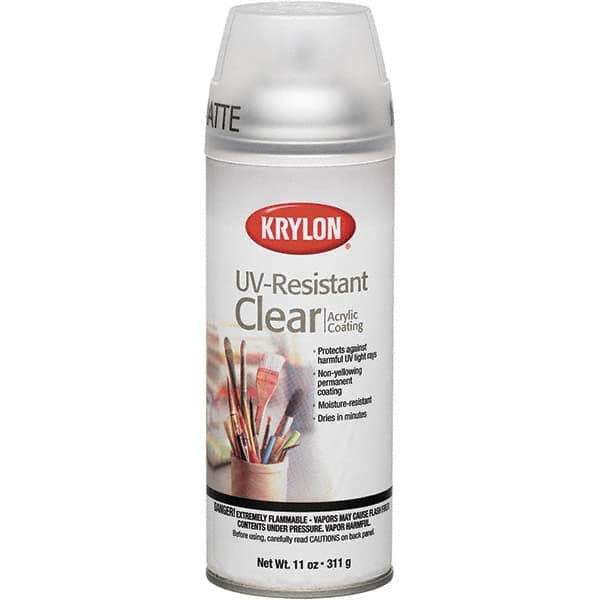Krylon - Clear, Matte, UV Resistant Spray Paint - 11 oz Container - Eagle Tool & Supply