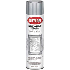 Krylon - Sterling Silver, Gloss, Metallic Spray Paint - 8 oz Container - Eagle Tool & Supply