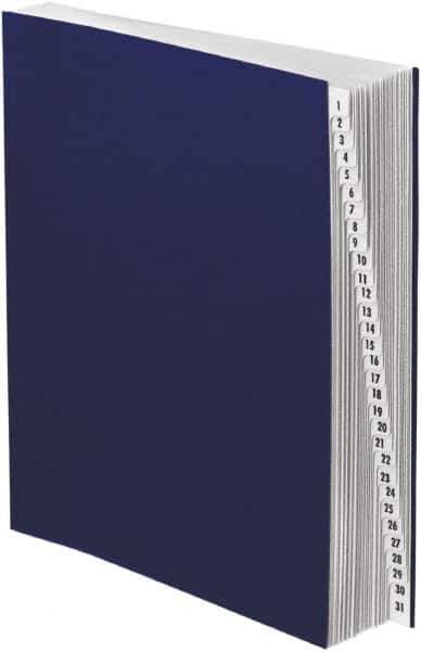 Pendaflex - 8-1/2 x 11", Letter Size, Dark Blue, Indexed Sorters - Eagle Tool & Supply