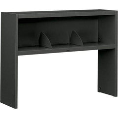 Hon - 48" Long x 34-3/4" High x 13-1/2" Deep, Kneespace Credenza - Charcoal (Color), High-Pressure Laminate/Steel - Eagle Tool & Supply