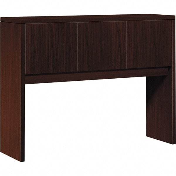 Hon - 48" Long x 37.13" High x 14.63" Deep, Kneespace Credenza - Mahogany (Color), Woodgrain Laminate - Eagle Tool & Supply