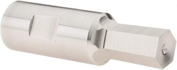 Hassay-Savage - 5/16" Hexagon Rotary Broach - 1/2" Depth of Cut, 1/2" Shank - Eagle Tool & Supply