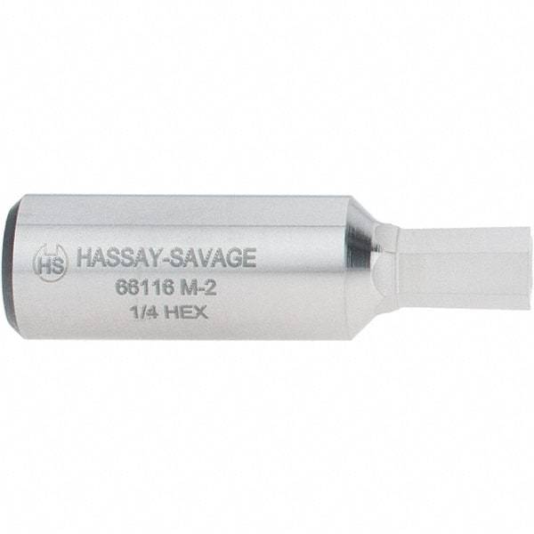 Hassay-Savage - 1/4" Hexagon Rotary Broach - 3/8" Depth of Cut, 1/2" Shank - Eagle Tool & Supply