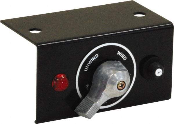 Buyers Products - 3 Position, 50 Amp, Automotive Rotary Switch - On-Off-On Sequence, 1 Switch, Black - Eagle Tool & Supply