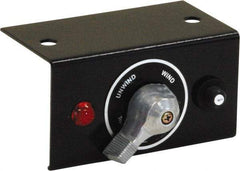 Buyers Products - 3 Position, 50 Amp, Automotive Rotary Switch - On-Off-On Sequence, 1 Switch, Black - Eagle Tool & Supply