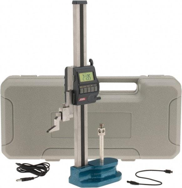 SPI - 12" Electronic Height Gage - 0.0005" Resolution, Accurate to 0.001", LCD Display, USB Data Output - Eagle Tool & Supply