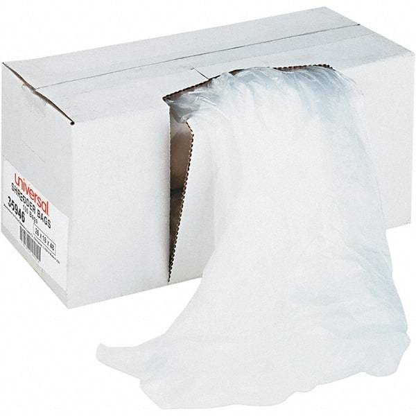 UNIVERSAL - Clear Shredder Waste Bag - Use with Shredder - Eagle Tool & Supply