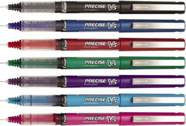 Pilot - Precision Point Roller Ball Pen - Assorted Colors - Eagle Tool & Supply