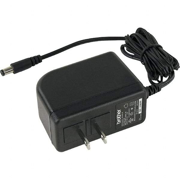 Brother - Black AC Adapter - Use with Brother PT-E300, PT-E500, PT-E550W, PT-H300, PT-H300LI, PT-H500LI, PT-P700, PT-P750W - Eagle Tool & Supply