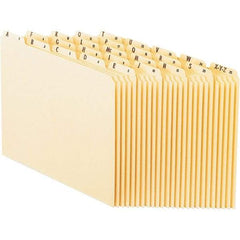 Pendaflex - 8-1/2 x 11" 25 Tabs, Unpunched, Preprinted Numeric Divider - Manila - Eagle Tool & Supply