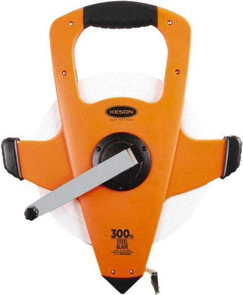 Keson - 300' x 3/8" Tape Measure - 1/8" Graduation - Eagle Tool & Supply