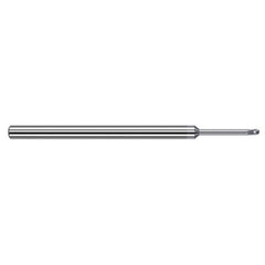 ‎3/32″ Dia. × 1/8″ Shank × 0.139″ DOC × 2-1/2″ OAL, Carbide TiB2, Stub , 3 Flute, Ballnose End Mill