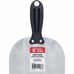 Purdy - 6" Wide Flexible Blade Carbon Steel Scraper - Stiff, Straight Nylon Handle - Eagle Tool & Supply