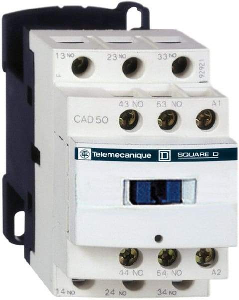 Schneider Electric - 5NO, 220 VAC at 50/60 Hz Control Relay - 17 V - Eagle Tool & Supply