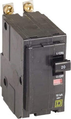 Square D - 20 Amp, 240 VAC, 2 Pole, Bolt On Miniature Circuit Breaker - 14-8 AWG - Eagle Tool & Supply