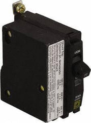 Square D - 15 Amp, 240 VAC, 1 Pole, Bolt On Miniature Circuit Breaker - 14-8 AWG - Eagle Tool & Supply