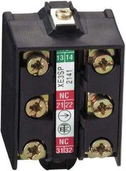 Telemecanique Sensors - 1.6 Inch Long, Limit Switch Contact Block - For Use with Limit Switches - Eagle Tool & Supply