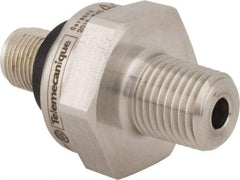 Telemecanique Sensors - 1/4-18 NPT (Male) Connector, 12 to 24 VDC, 300 psi Sensor, Shock and Vibration Resistant, Control Circuit Pressure Sensor - 26mm Long x 30mm Wide, IP65, IP67, IP69, For Use with OsiSense XM - Eagle Tool & Supply