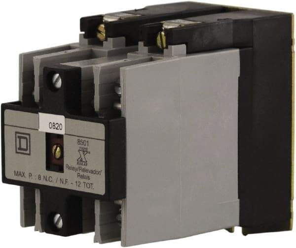 Square D - 3NO, 600 VAC Control Relay - Panel Mount - Eagle Tool & Supply