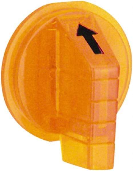 Schneider Electric - 30mm, Amber, Selector Switch Standard Knob - For Use with 9001K Selector Switches and Harmony 9001K/SK/KX Pushbuttons - Eagle Tool & Supply