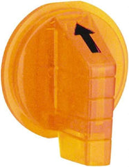 Schneider Electric - 30mm, Amber, Selector Switch Standard Knob - For Use with 9001K Selector Switches and Harmony 9001K/SK/KX Pushbuttons - Eagle Tool & Supply