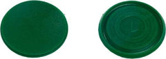 Schneider Electric - Pushbutton Switch Color Insert - Green, Round Button, Nonilluminated - Eagle Tool & Supply