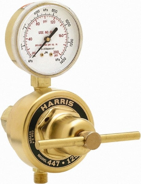 Lincoln Electric - Welding Regulators Gas Type: Fuel Gas CGA Inlet Connection: 1/4 NPT Male - Eagle Tool & Supply