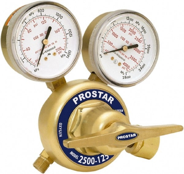 Lincoln Electric - Welding Regulators Gas Type: Oxygen CGA Inlet Connection: 1/4 NPT Male - Eagle Tool & Supply