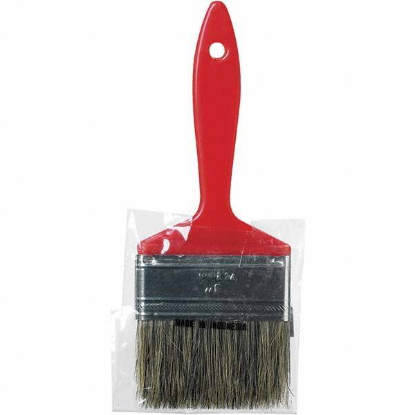 Rubberset - 3" Flat Hog Chip Brush - Wood Beavertail Handle - Eagle Tool & Supply