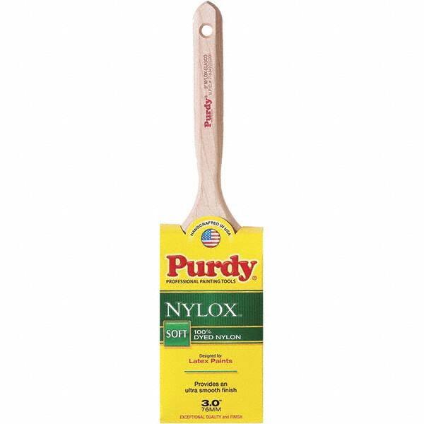 Purdy - 3" Flat Synthetic Trim Brush - Wood Fluted Handle - Eagle Tool & Supply