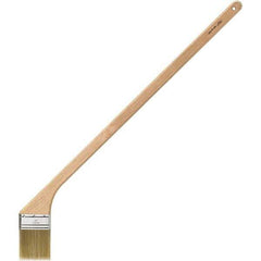 Bestt-Liebco - 3" Angled Synthetic Hockey Stick Brush - Wood Hockey Stick Handle - Eagle Tool & Supply