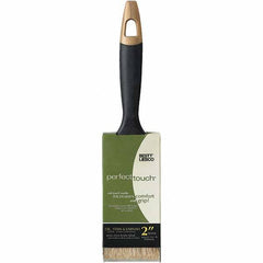Rubberset - 2" Flat Hog Trim Brush - Wood Beavertail Handle - Eagle Tool & Supply